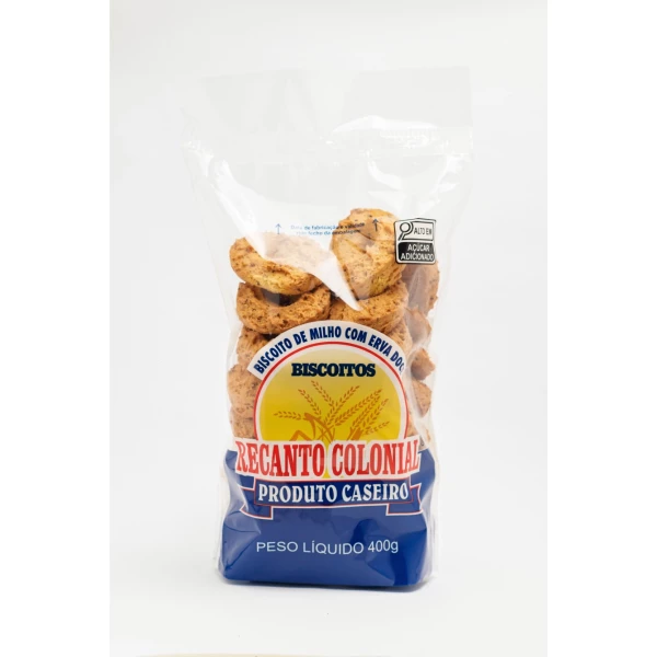 BISCOITO DE MILHO C/ ERVA DOCE