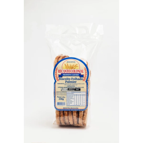 BISCOITO FOLHADO PALMIER
