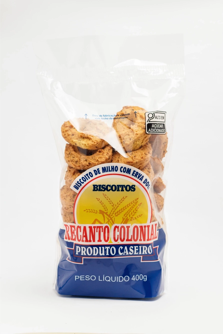 BISCOITO DE MILHO C/ ERVA DOCE