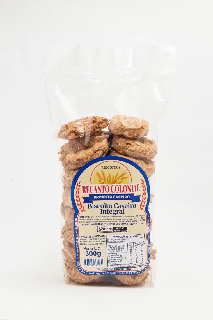 BISCOITO CASEIRO INTEGRAL