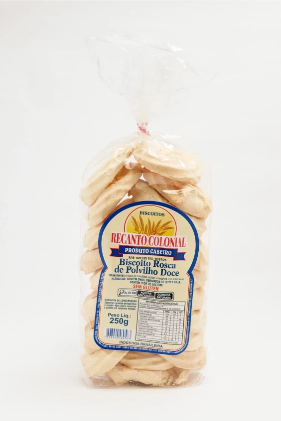 BISCOITO ROSCA POLVILHO DOCE